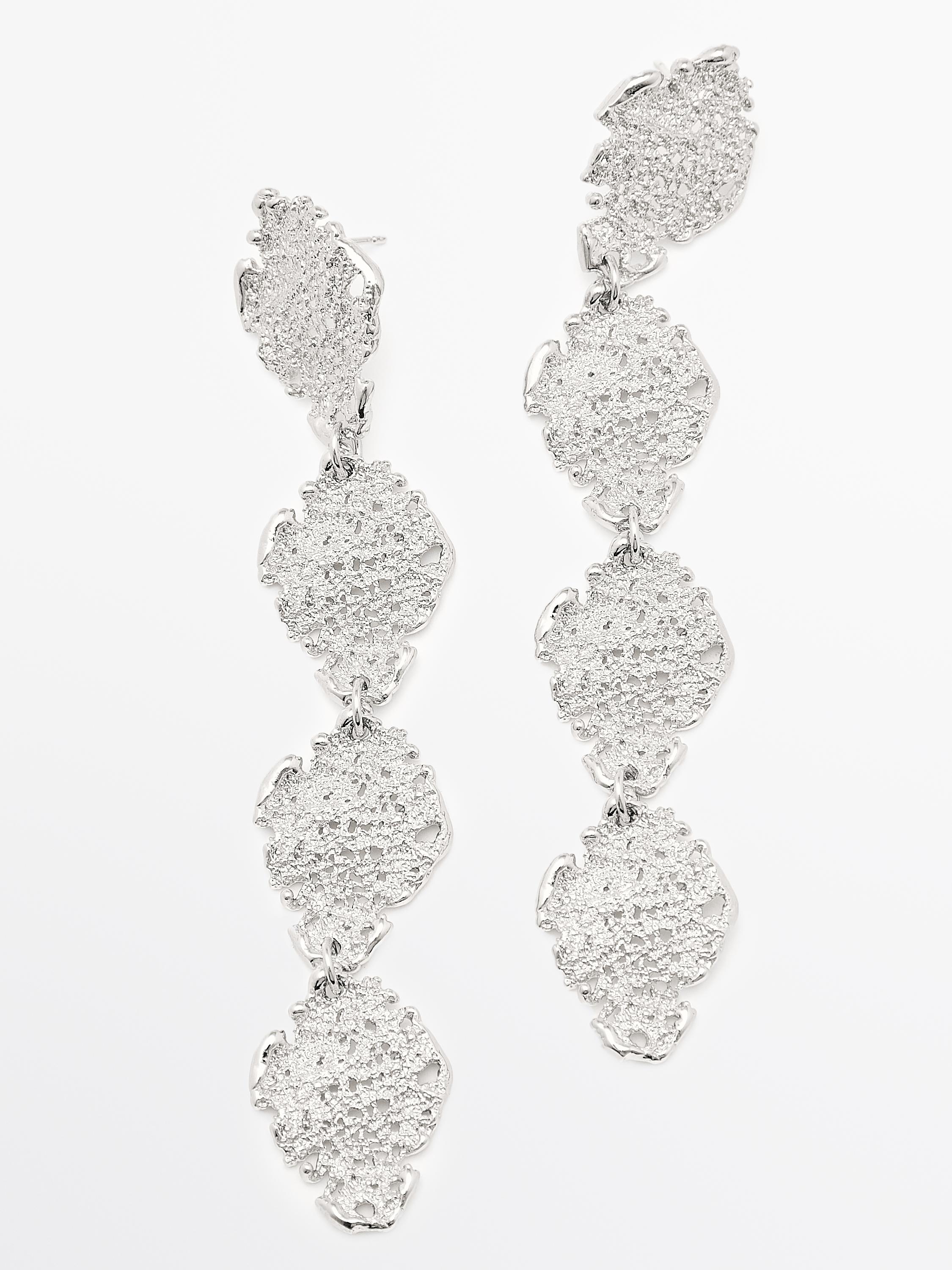 Long lace earrings
